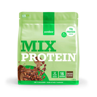 Purasana Pflanzenprotein-Mix Kakao Bio 400,00 Gramm
