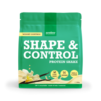 Purasana Shape & control pflanzliches Protein Vanille 350,00 Gramm