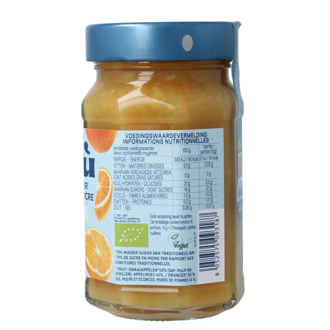 Mermelada de naranja -70% azúcar 240,00 gramos