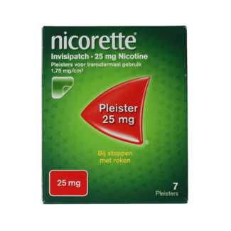 Nicorette Patch invisible 25mg 7.00 Pieces
