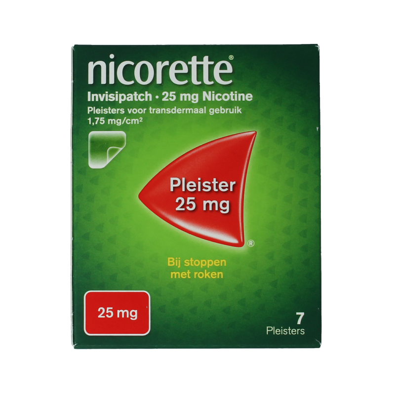 Nicorette Patch invisible 25mg 7 Stuks