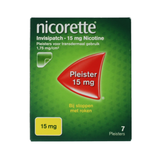 Nicorette Parche invisible 15mg 7 Unidades