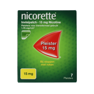 Nicorette Patch invisible 15mg 7,00 Stück