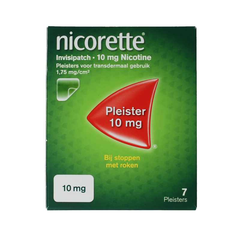 Nicorette Patch invisible 10mg 7 Stuks