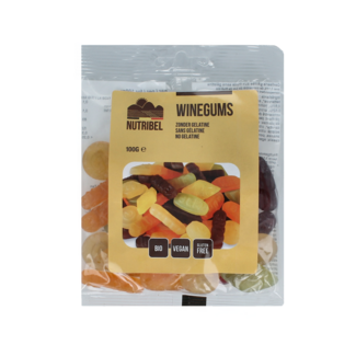 Nutribel Winegums Bio 100,00 Gramm
