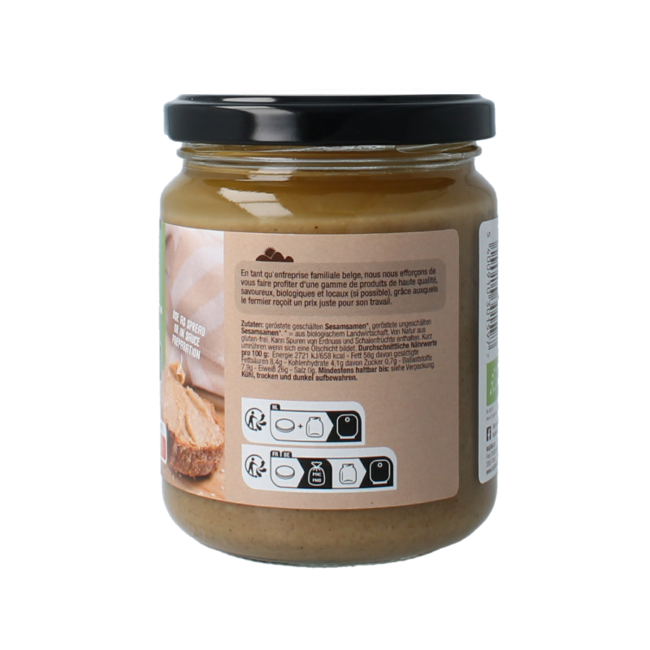 Tahin sesame paste organic 250.00 Gram