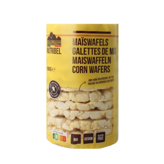 Nutribel Maiswaffeln ohne Salz glutenfrei Bio 100,00 Gramm