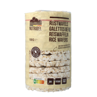 Nutribel Galettes de riz sans sel sans gluten bio 100,00 grammes