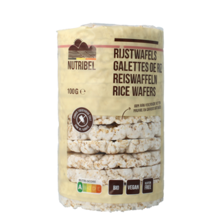 Nutribel Tortitas de arroz sin sal sin gluten bio 100,00 gramos