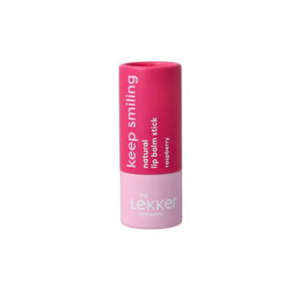 Lekker Company Lip balm stick raspberry 7.00 Gram