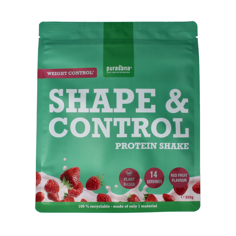 Purasana Shape & Control Proteine Vegetali Frutti Rossi - 350g