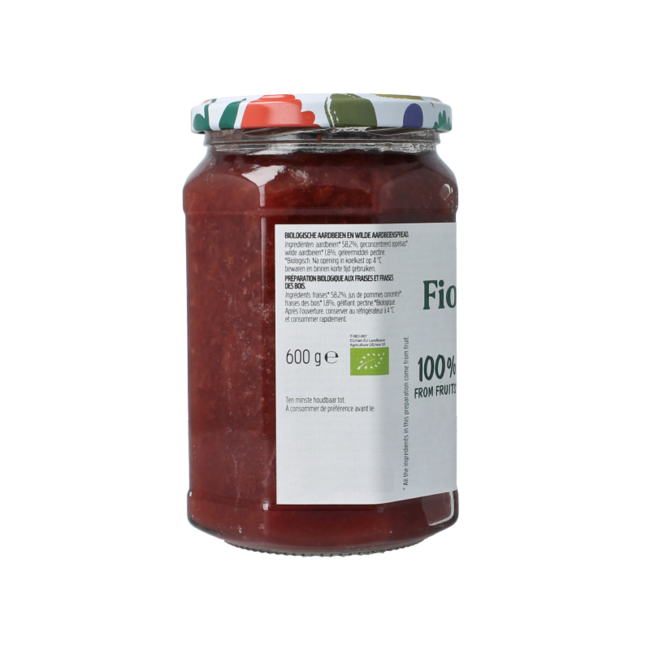 Fraise et fraise des bois bio 600,00 grammes