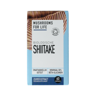 Mushrooms for Life Shiitake Bio 60,00 Kapseln