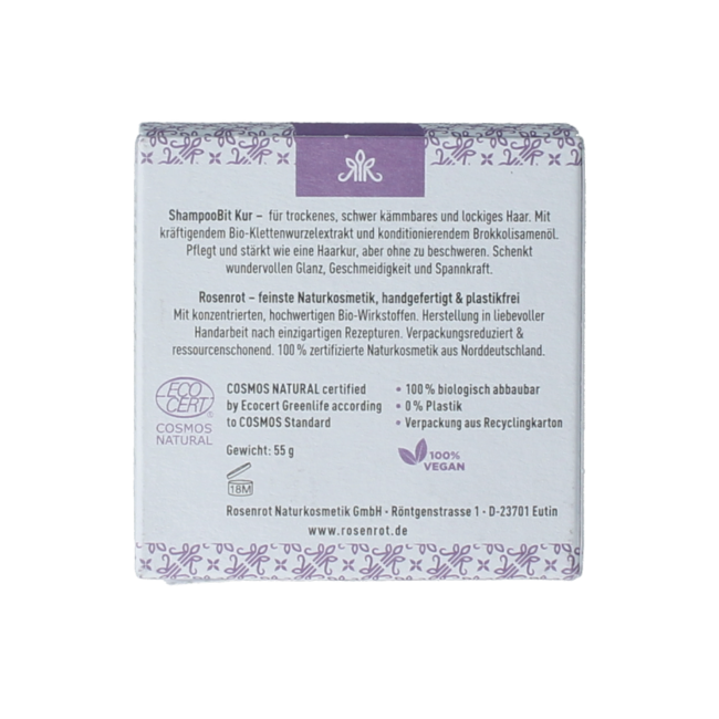 Solid shampoo treatment 55.00 Gram