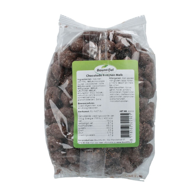 Best Choice Choc Raisins milk 500.00 Gram