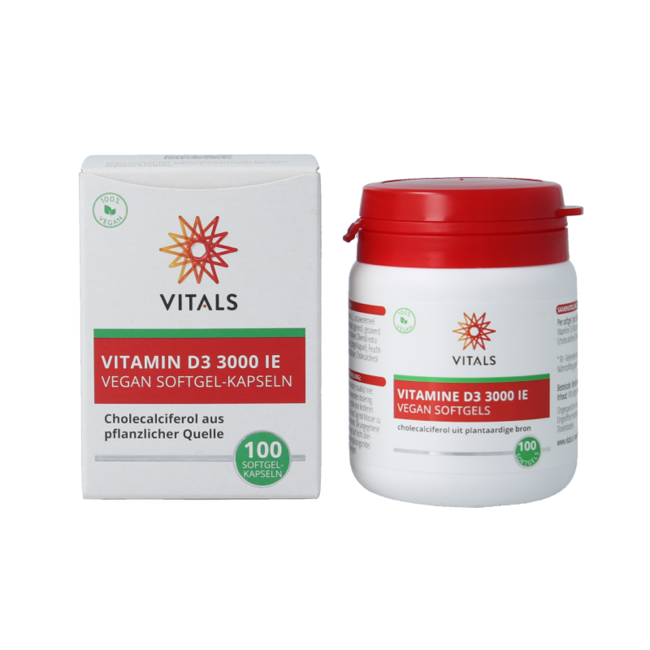 Vitamin D3 3000 IE 100,00 Softgels