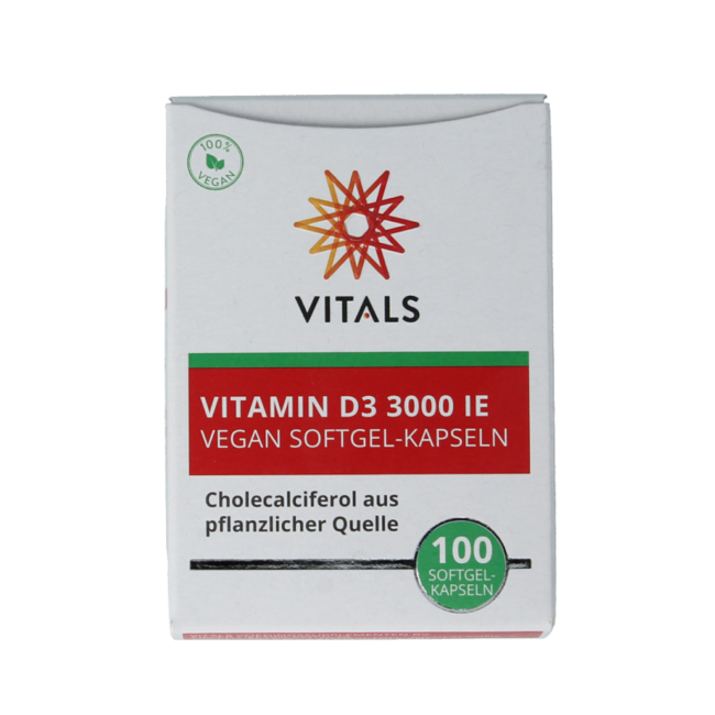 Vitamin D3 3000 IE 100,00 Softgels