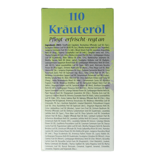 110 Huile aux herbes 100,00 millilitres