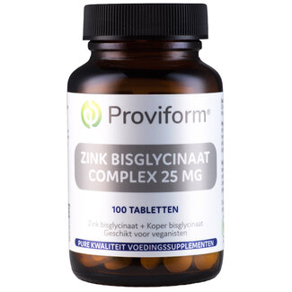 Proviform Proviform Zinc bisglicinato 25mg complejo 100 comprimidos