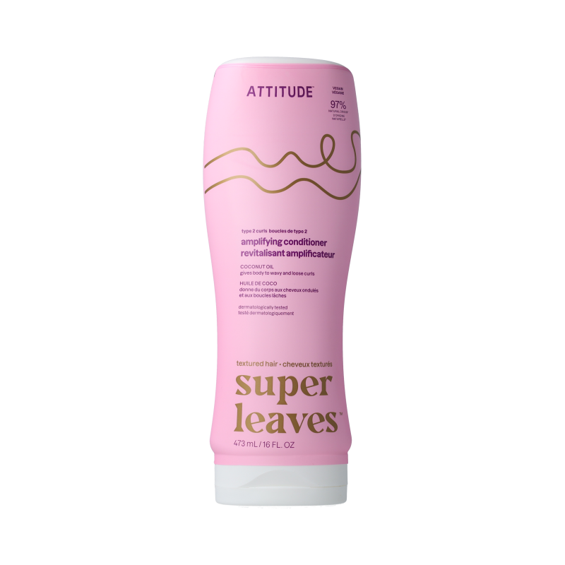 Attitude Acondicionador aceite de coco potenciador de rizos tipo 2 473 mililitros
