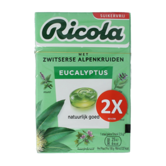 Ricola Eucalyptus sugar-free duo pack 100.00 Gram