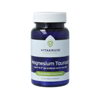 Vitakruid Magnesiumtaurat mit Vitamin B6 (P-5-P) 30,00 vegetarische Kapseln