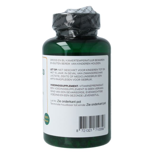 Vitamine D3 75 mcg lumière de vie toute l'année 365,00 capsules molles