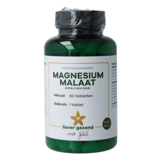 Liever Gezond Magnesiummalat Äpfelsäure 60,00 Tabletten