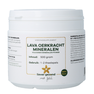 Liever Gezond Lava primal power minerals 500.00 Gram