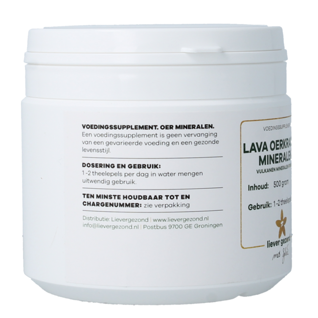Lava oerkracht mineralen power 500,00 Gramm