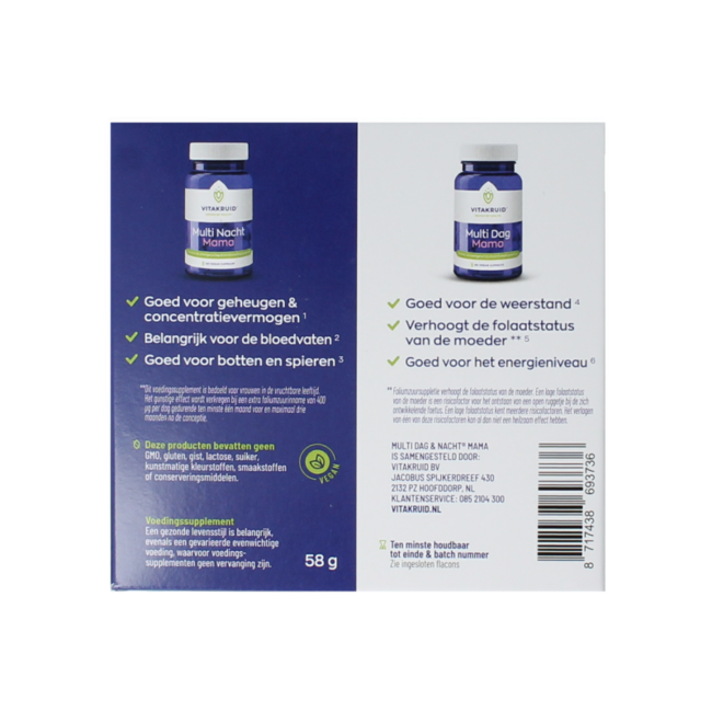 Multi day & night mum 60+30 90.00 Capsules