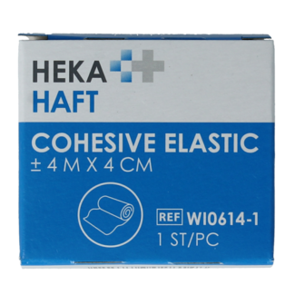 Hekahaft Kohäsive Binde 4 m x 4 cm 1,00 Rolle