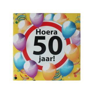Voor Jou! Tablet hooray 50 years 75 Gram
