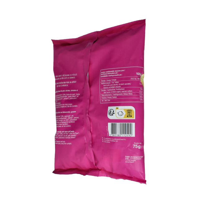Organic hummus chips 75.00 Gram