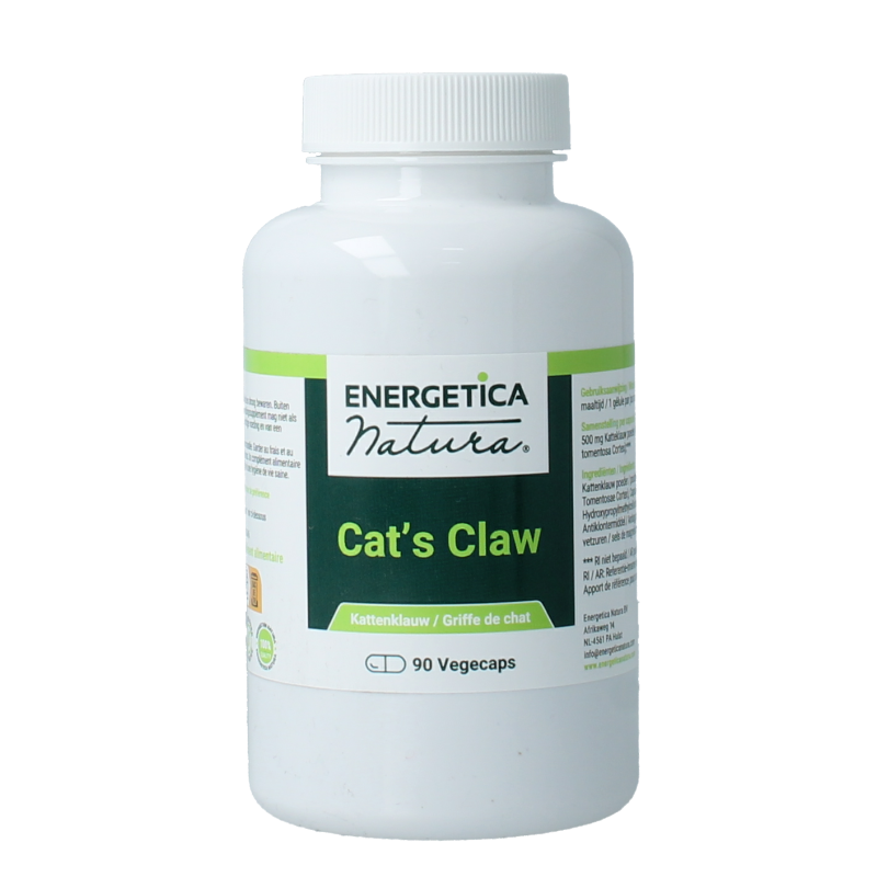 Energetica Natura Cat's claw 90.00 Vegetarische capsules