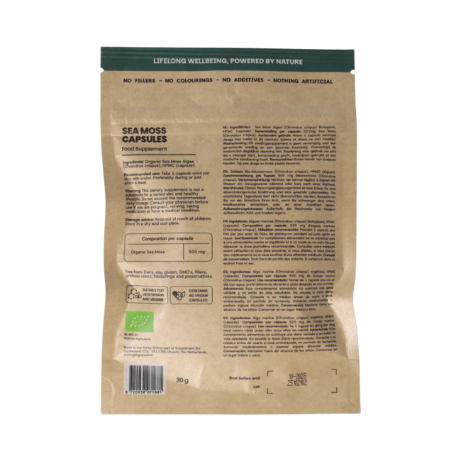Irisches Moos Bio 60,00 Kapseln