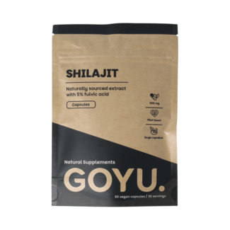 Goyu Shilajit-Extrakt 5 % 60,00 Kapseln