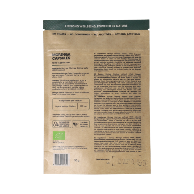 Moringa oleifera 500 mg 60,00 Gélules