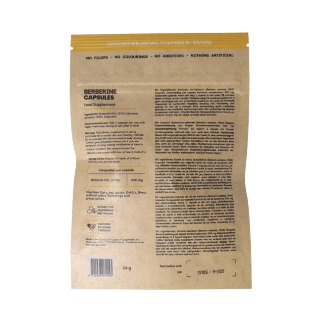 Berberin-Extrakt 400 mg 60,00 Kapseln