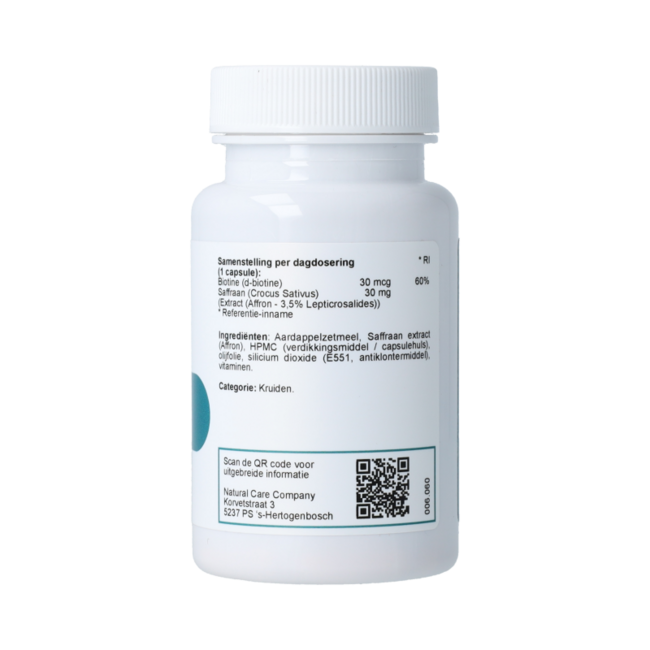 Saffraan 60.00 Capsules