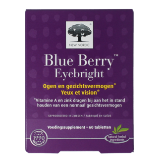 New Nordic Blue berry eyebright 60,00 comprimidos