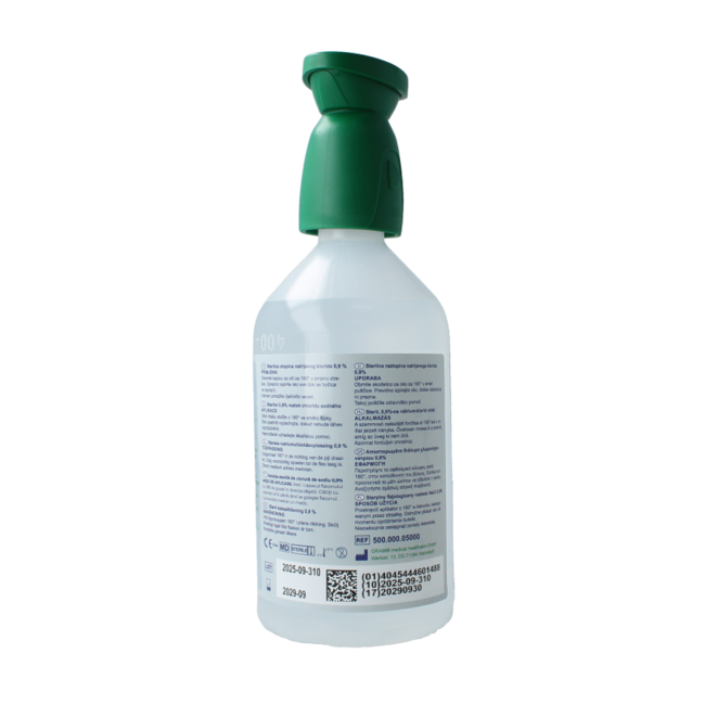 Botella de lavado ocular 500ml 1,00 Unidades