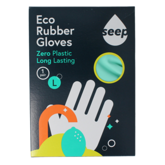 Seep Glove fairtrade rubber compostable size L 1 Pair