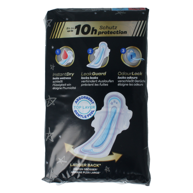 Ultra pads secure night giga pack 22.00 Pieces