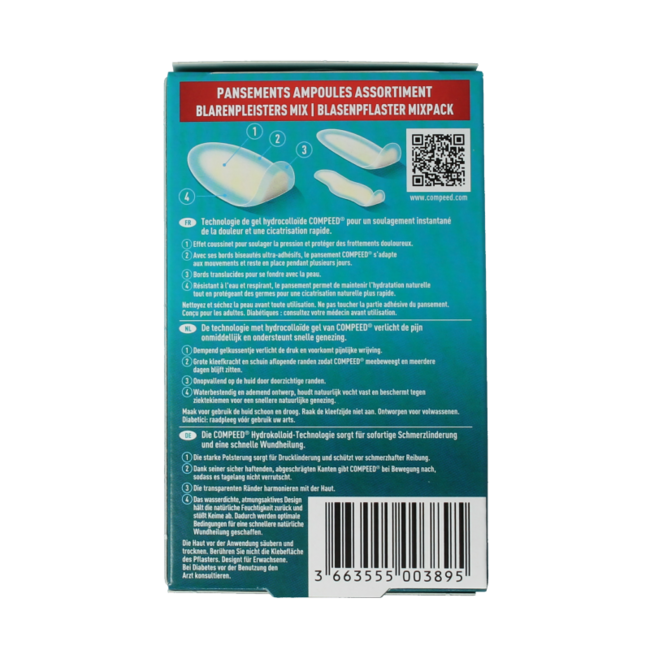 Pansements ampoules mixpack 6,00 Pièces