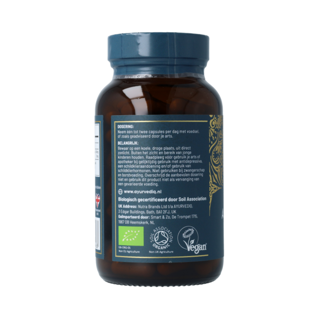 Ashwagandha biologique 120,00 Capsules