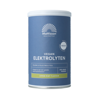 Mattisson Poudre d'électrolytes Citron Menthe 300,00 grammes