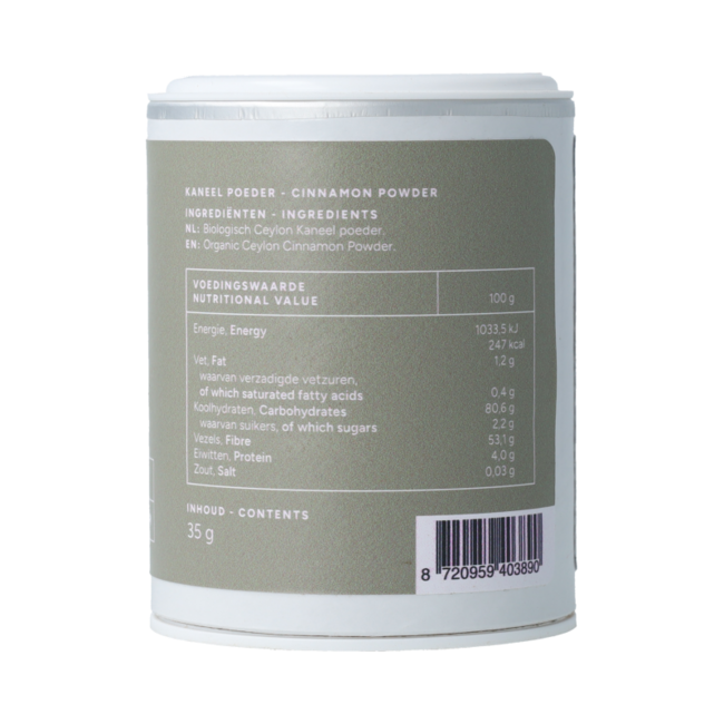 Cannelle de Ceylan biologique 35,00 grammes