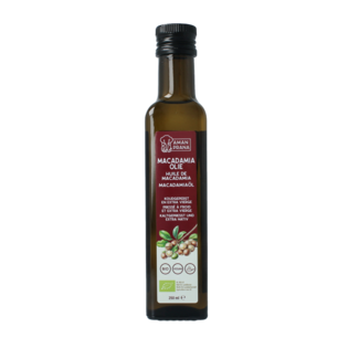 Amanprana Organic macadamia oil 250.00 Millilitres