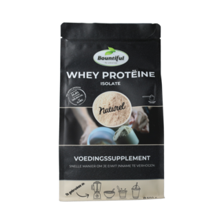 Bountiful Whey-Isolat-Proteinpulver 500,00 Gramm
